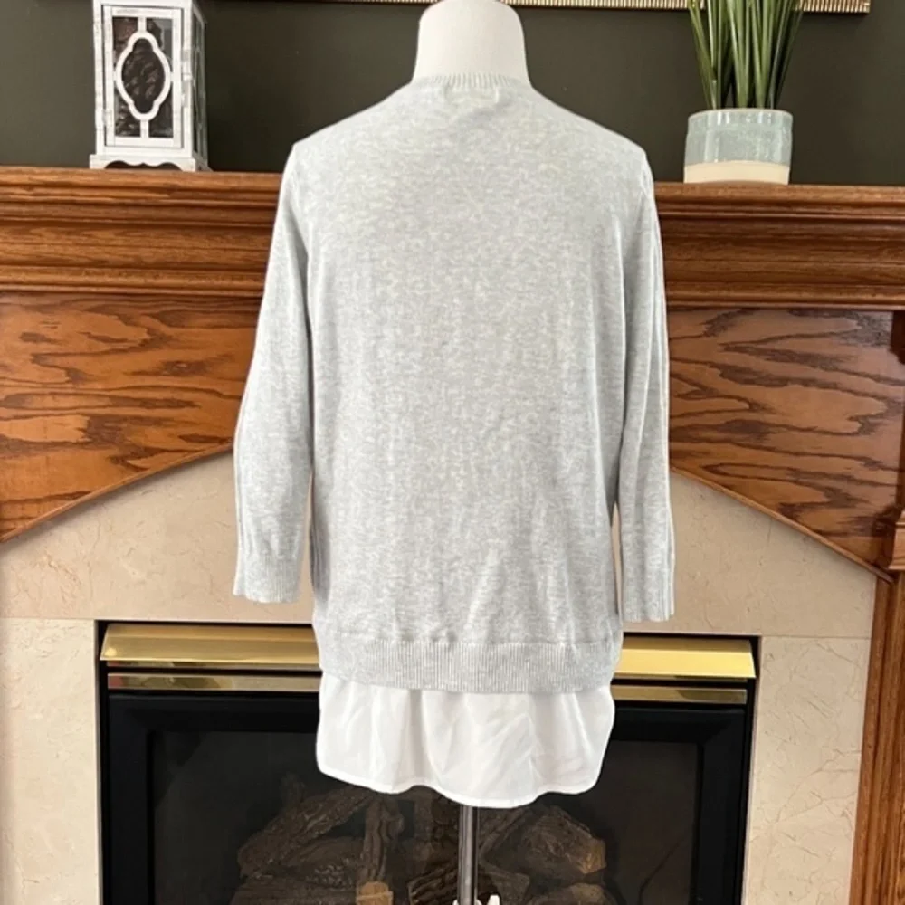 Calvin Klein Sweater with Blouse Trim Top Sz.‎ S